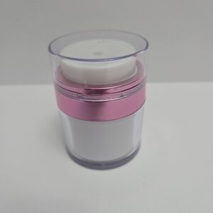 Pink and White Makeup Jar
